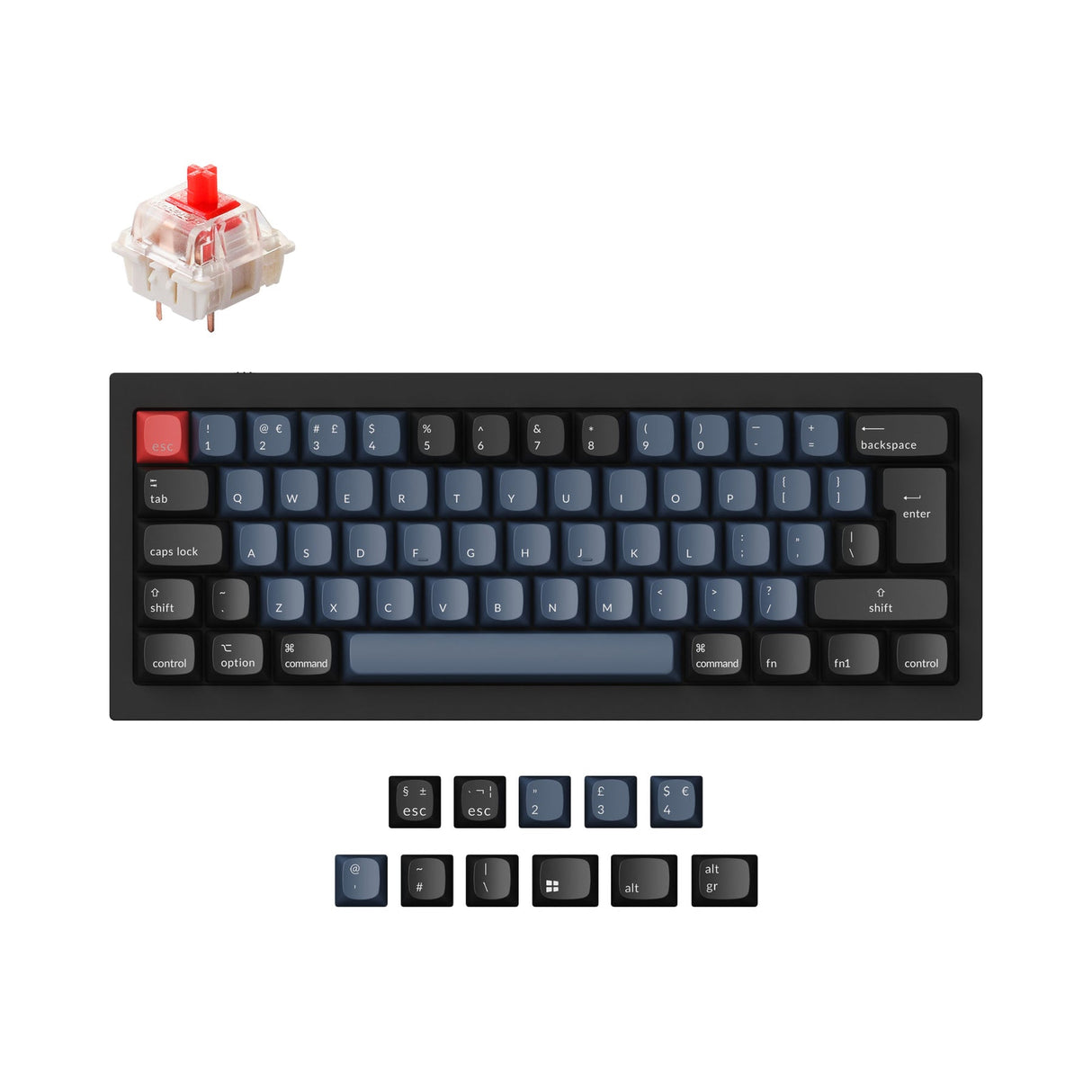 Collection de mises en page ISO de clavier mécanique personnalisé Keychron Q4 QMK