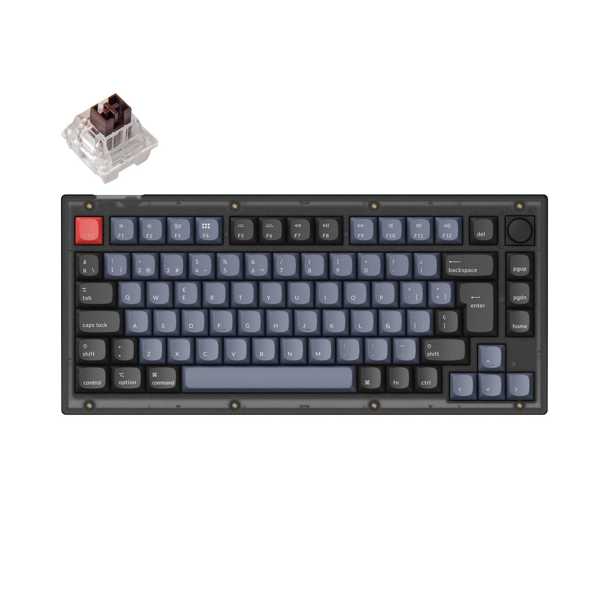 Collection de mises en page ISO de clavier mécanique personnalisé Keychron V1 QMK