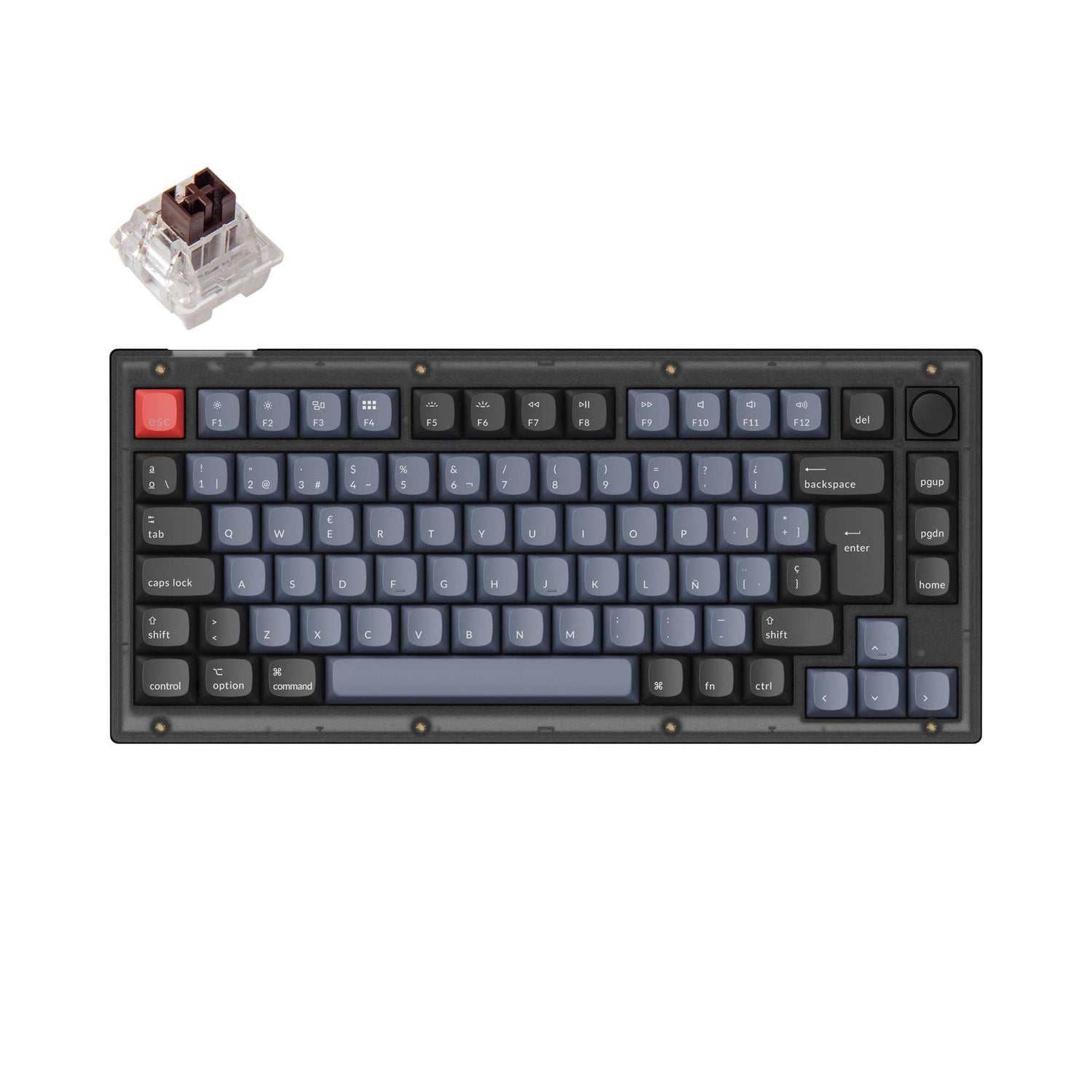 Collection de mises en page ISO de clavier mécanique personnalisé Keychron V1 QMK