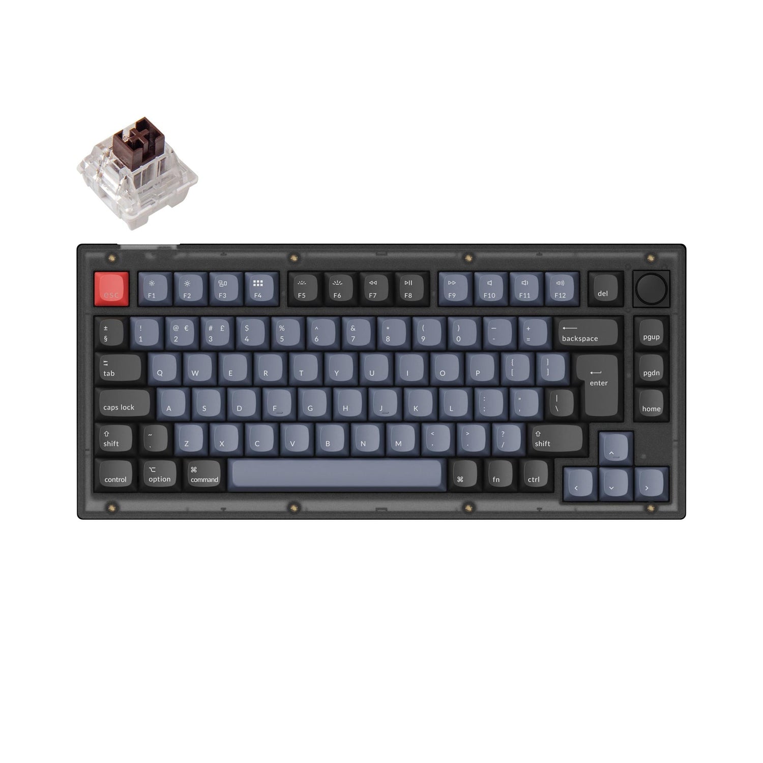 Collection de mises en page ISO de clavier mécanique personnalisé Keychron V1 QMK