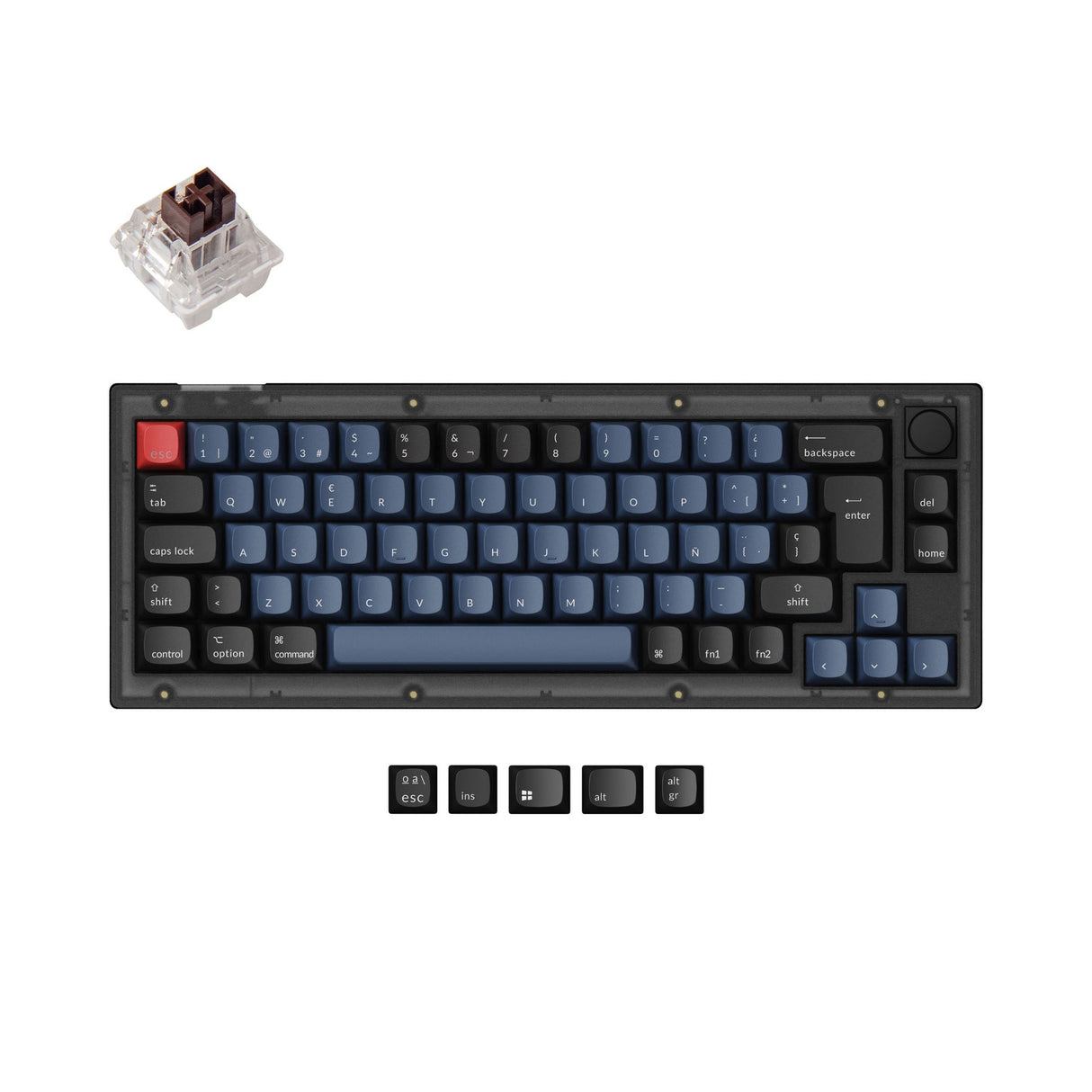 Collection de mises en page ISO de clavier mécanique personnalisé Keychron V2 QMK