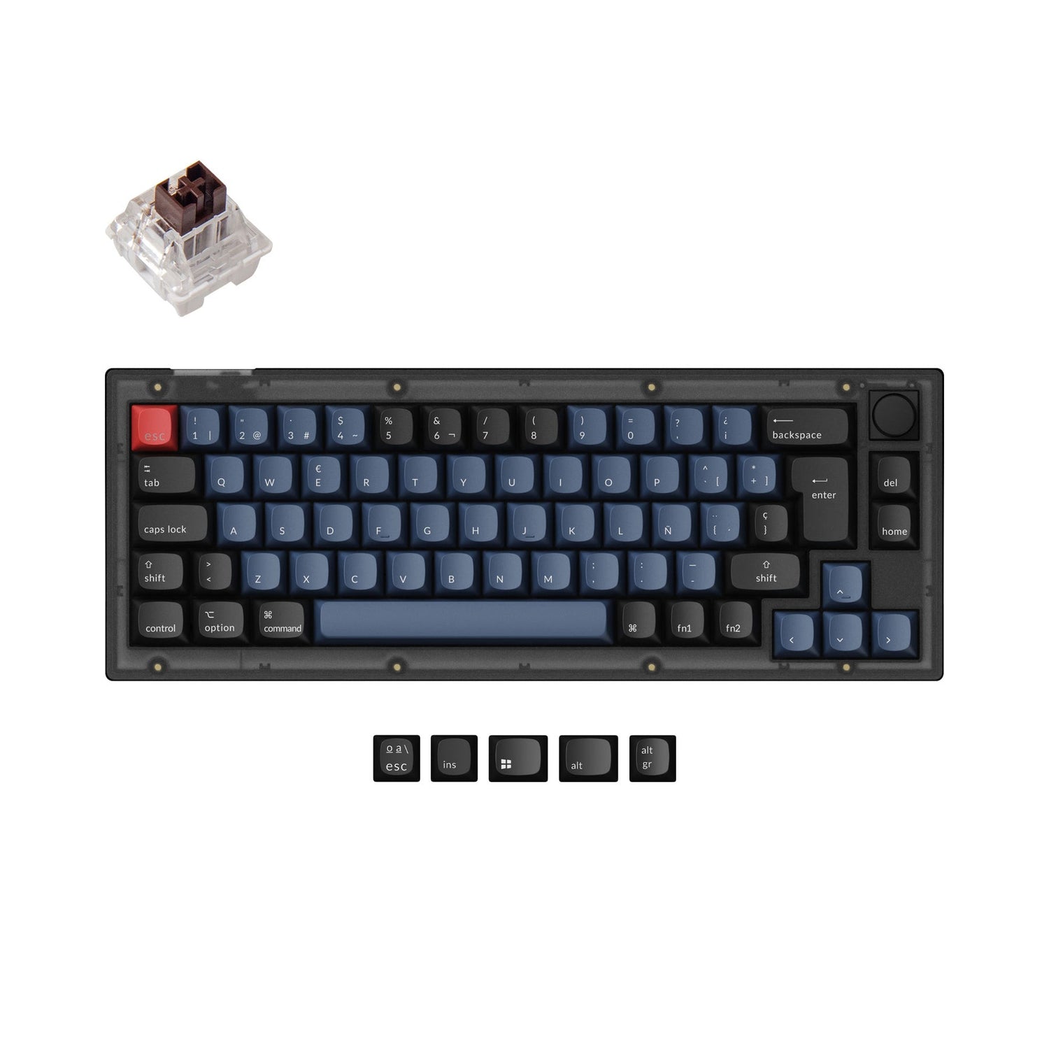 Collection de mises en page ISO de clavier mécanique personnalisé Keychron V2 QMK