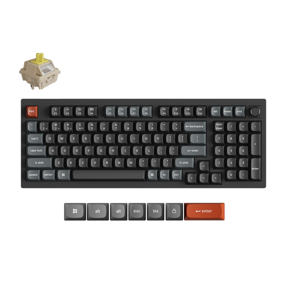 Keychron V5 Ultra 8K Wireless Custom Mechanical Keyboard (US ANSI Layout)