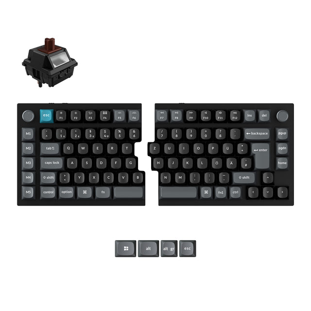 Keychron Q11 Ultra 8K Wireless Custom Mechanical Keyboard ISO Layout Collection