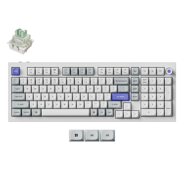 Clavier filaire Keychron Q5 HE 8K avec interrupteurs magnétiques (Disposition US ANSI)
