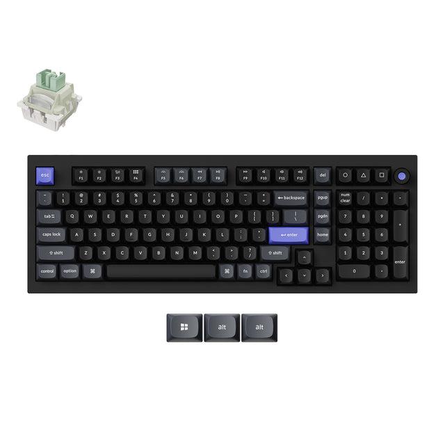 Clavier filaire Keychron Q5 HE 8K avec interrupteurs magnétiques (Disposition US ANSI)