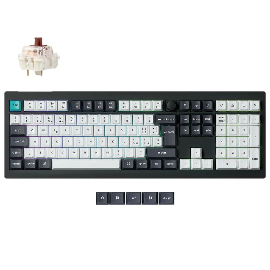 Clavier mécanique personnalisé sans fil Keychron Q6 Max QMK/VIA Collection disposition ISO