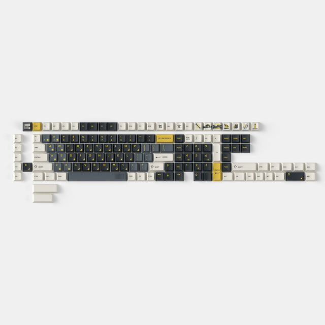 Retro Garage - Ensemble complet de touches Cherry Profile en PBT sublimé par transfert thermique