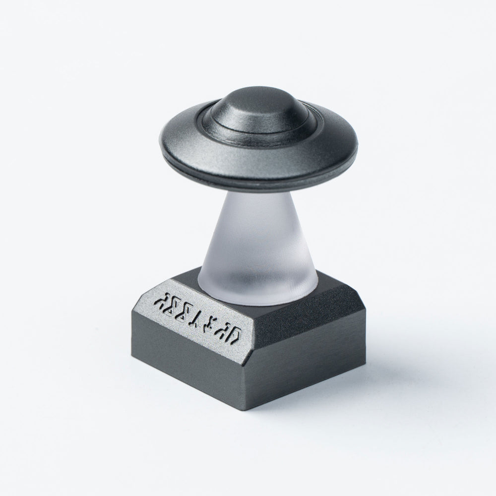 Capuchon de touche artisanal en alliage d'aluminium OVNI