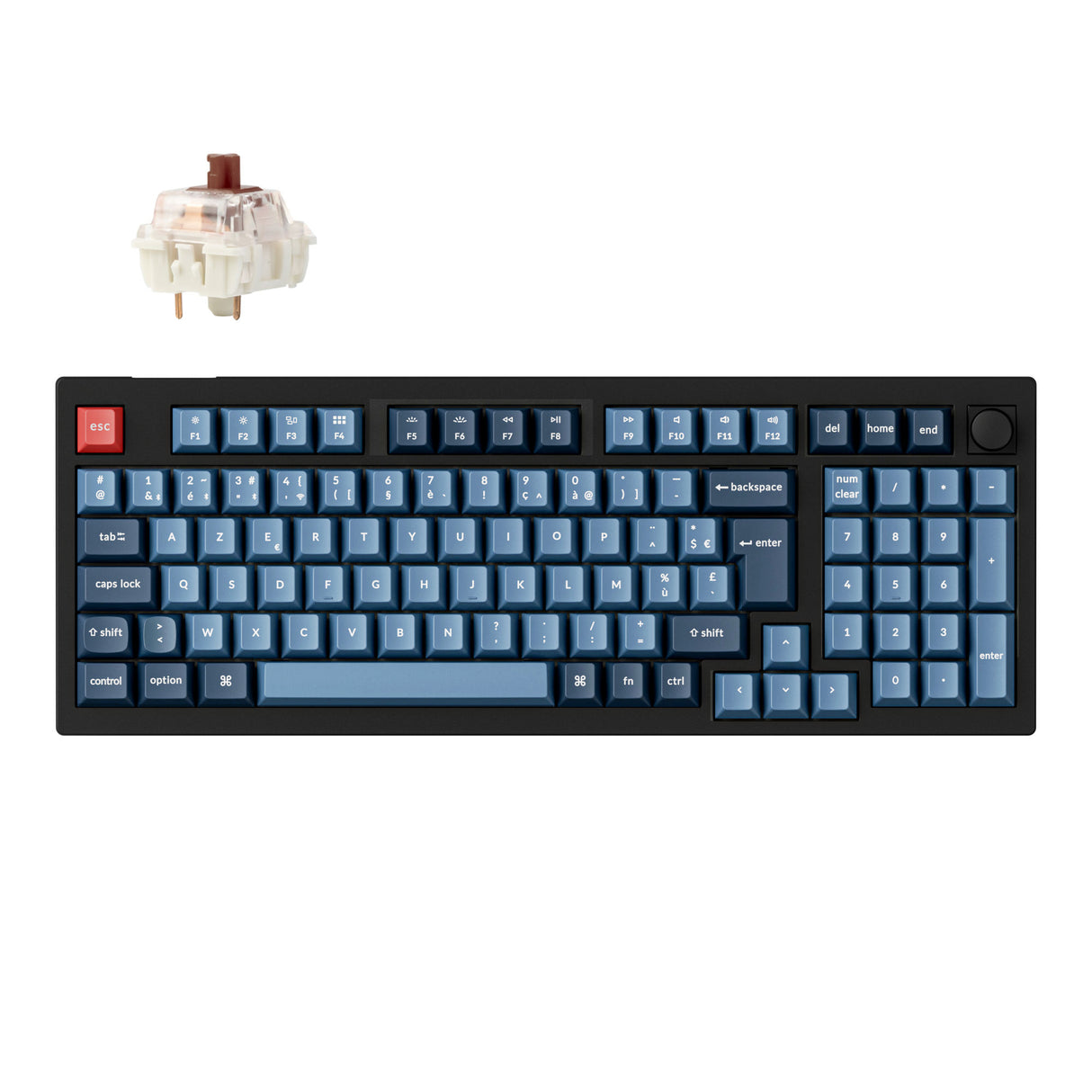 Collection de disposition ISO de clavier mécanique personnalisé sans fil Keychron V5 Max QMK
