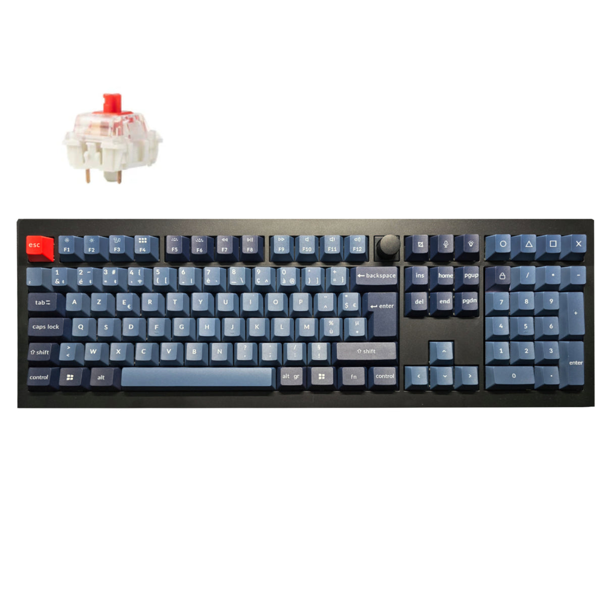 Collection de disposition ISO de clavier mécanique personnalisé sans fil Keychron V6 Max QMK