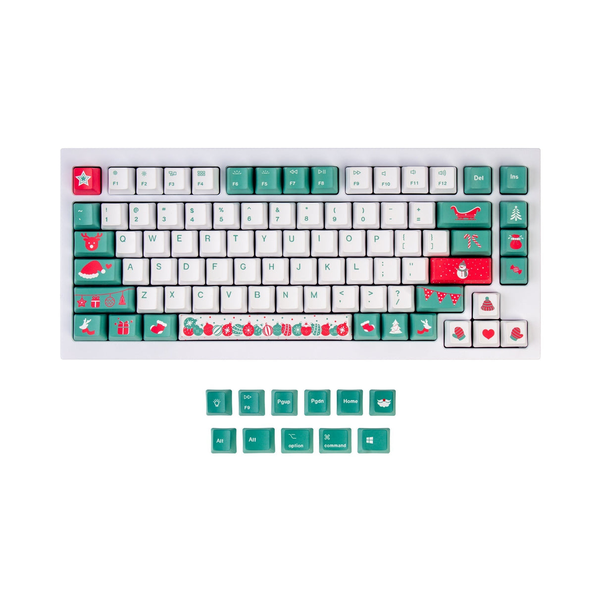 Jeu de touches OEM Dye-Sub PBT - Arbre de Noël