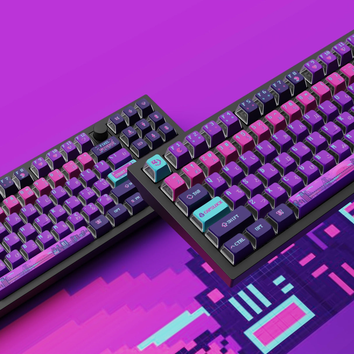 Ensemble complet de touches OEM Dye-Sub PBT - Pixel Universe