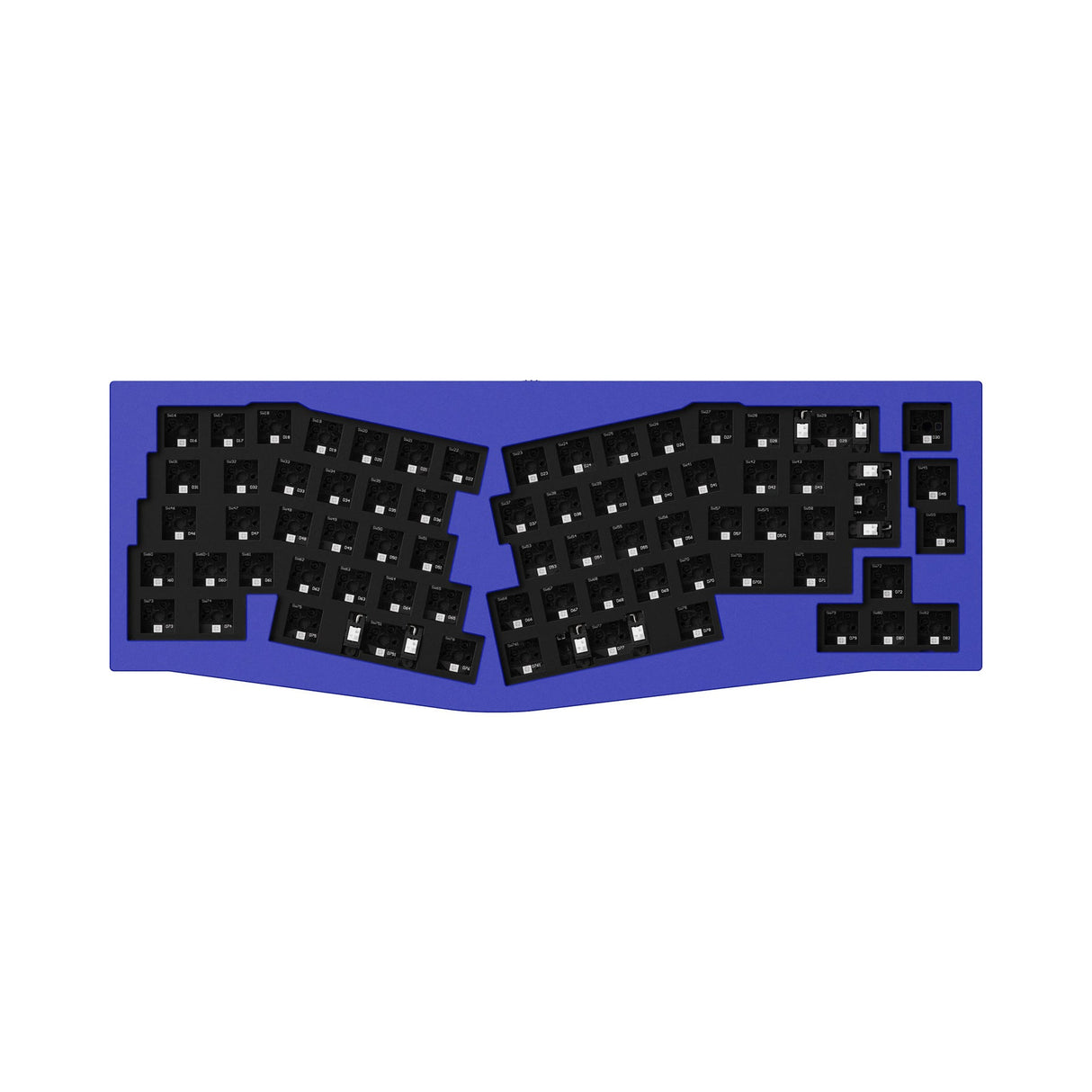 Keychron Q8 (Alice Layout) QMK Collection de mises en page ISO de clavier mécanique personnalisé