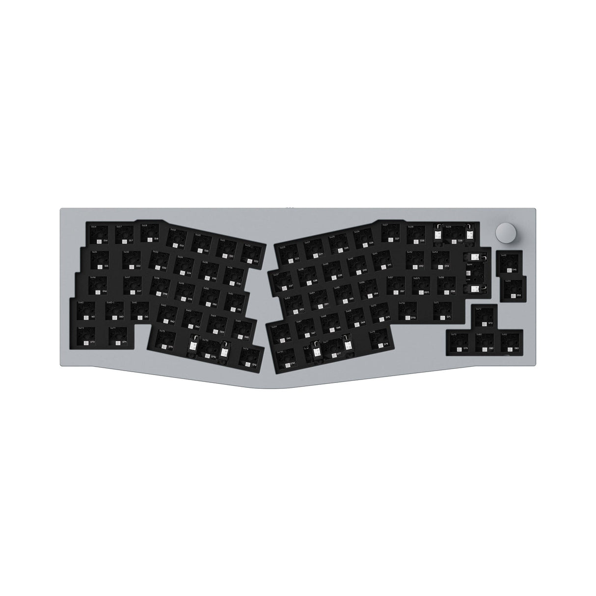 Keychron Q8 (Alice Layout) QMK Collection de mises en page ISO de clavier mécanique personnalisé