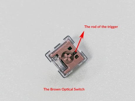 Tip: If you feel the K3 brown optical switch is sensitive, here's a way to make it less sensitive
