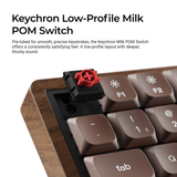 Keychron K3 Max QMK Wireless Custom Mechanical Keyboard - All-Wood Special Edition