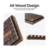 Keychron K3 Max QMK Wireless Custom Mechanical Keyboard - All-Wood Special Edition