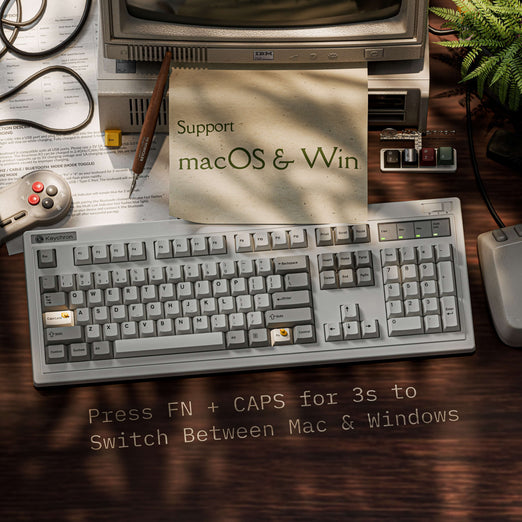 Keychron R6 QMK Wireless Mechanical Keyboard (US ANSI Layout)