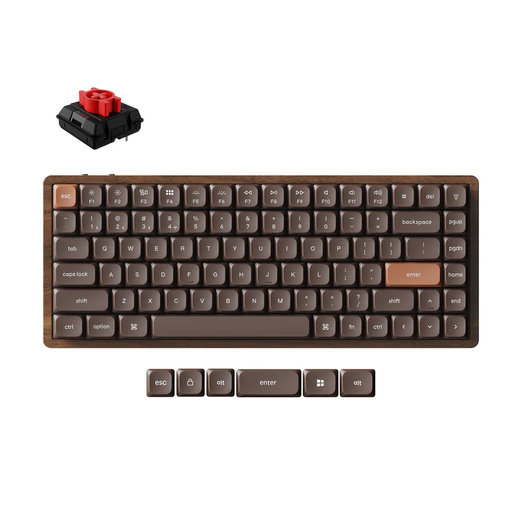 Keychron K3 Max QMK Wireless Custom Mechanical Keyboard - All-Wood Special Edition