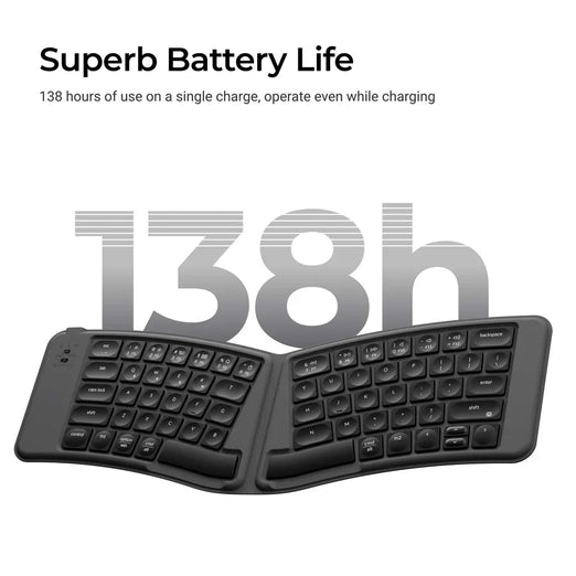 Clavier pliable sans fil ultra-fin Keychron B11 Pro (Clavier US ANSI)