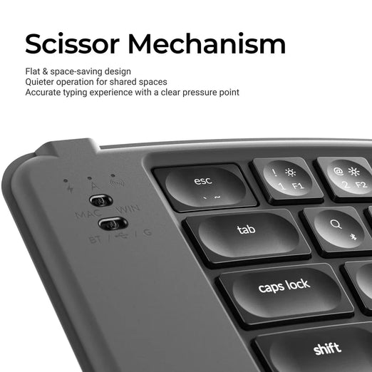 Clavier pliable sans fil ultra-fin Keychron B11 Pro (Clavier US ANSI)