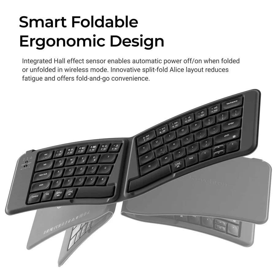 Clavier pliable sans fil ultra-fin Keychron B11 Pro (Clavier US ANSI)