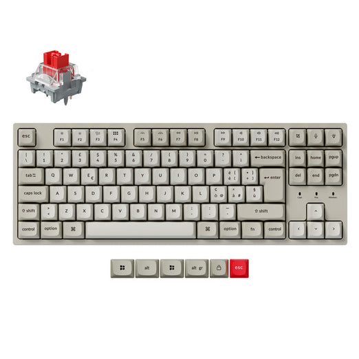 Keychron C1 Pro 8K QMK Wired Custom Mechanical Keyboard ISO Layout Collection