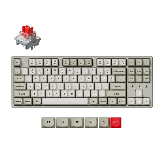 Clavier mécanique personnalisé filaire Keychron C1 Pro 8K QMK (Disposition US ANSI)