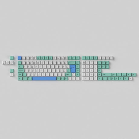 Ensemble complet de capuchons de touches ISO Cherry Profile Dye-Sub PBT - Iceberg