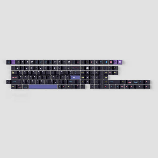 Ensemble complet de keycaps Cherry Profile Dye-Sub PBT - Cyber Developer