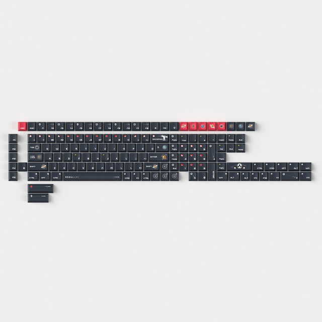 Cosmic Galaxy - Ensemble complet de touches Cherry Profile Dye-Sub PBT