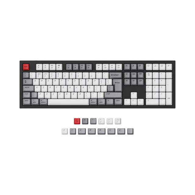 ISO & ANSI Q3 & Q4 & Q4 Pro & Q6 & Q6 Pro & V3 & V4 & V6 & K8 & K8 Pro OEM Dye-Sub PBT Keycap Set - Rétro