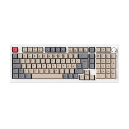 Jeu complet de capuchons de touches ISO Cherry Profile Dye-Sub PBT - Carbon Vibe