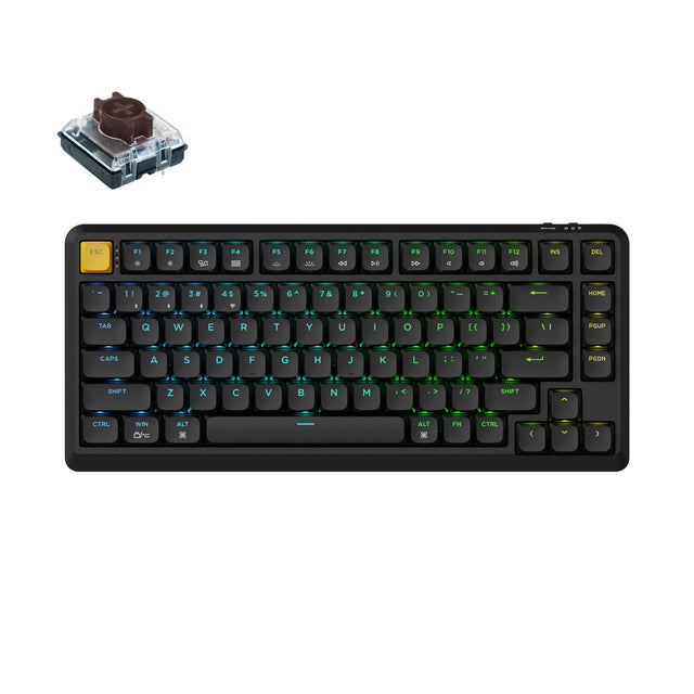 Keychron J1 QMK Wireless Mechanical Keyboard (US ANSI Layout)