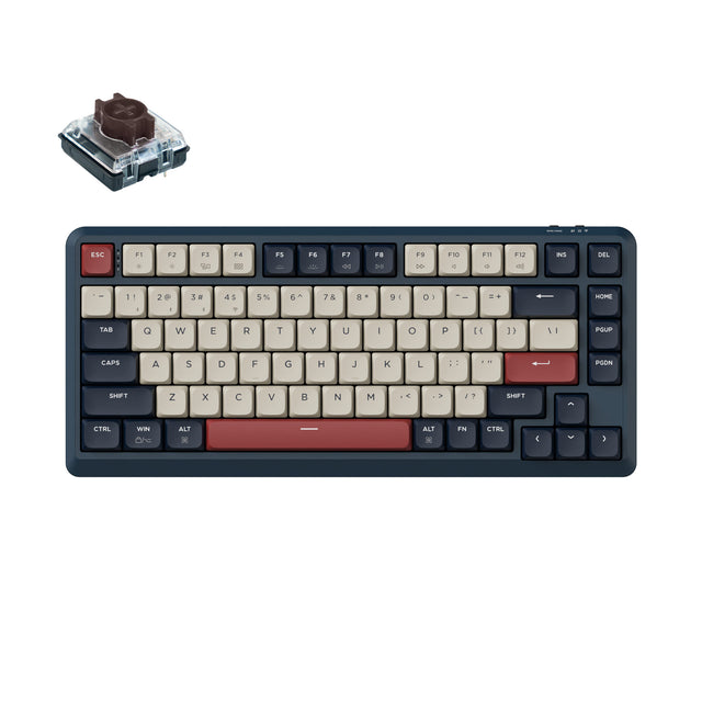 Keychron J1 QMK Wireless Mechanical Keyboard (US ANSI Layout)