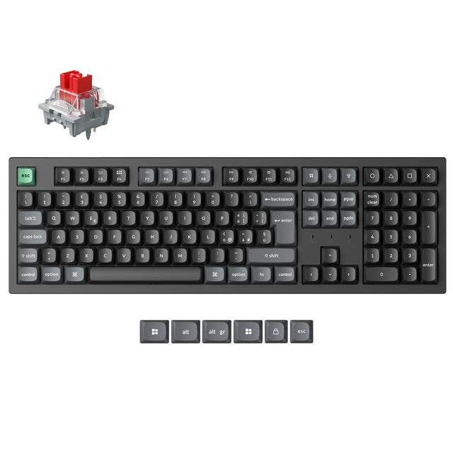 Clavier mécanique personnalisé sans fil Keychron K10 Ultra 8K Collection avec disposition ISO