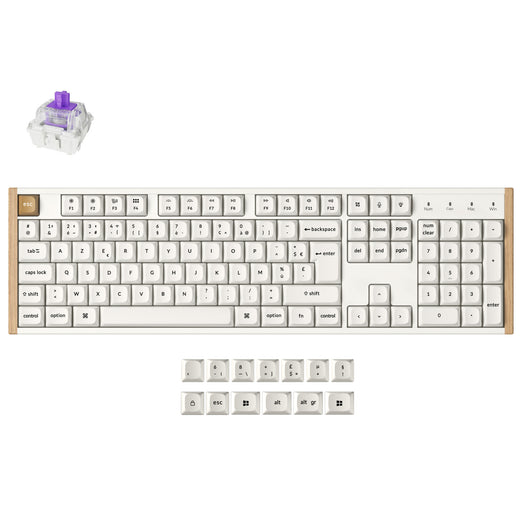 Clavier personnalisé Keychron K10 HE sans fil à interrupteur magnétique Collection disposition ISO
