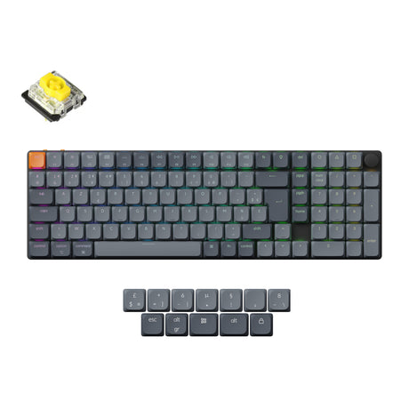 Keychron K17 Max QMK Wireless Custom Mechanical Keyboard ISO Layout Collection