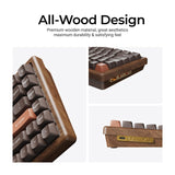 Keychron K2 HE Wireless Magnetic Switch Custom Keyboard - All-Wood Special Edition