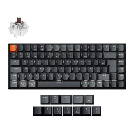Keychron K2 QMK Wireless Mechanical Keyboard ISO Layout - Version 3