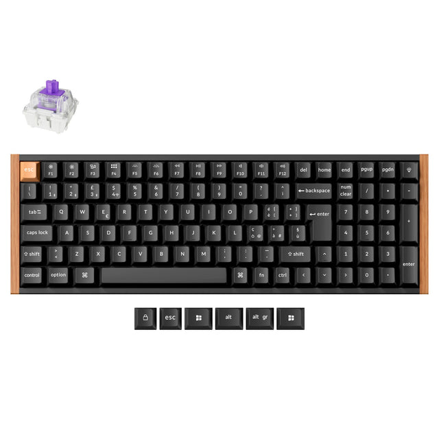 Clavier personnalisé Keychron K4 HE sans fil à interrupteur magnétique Collection disposition ISO