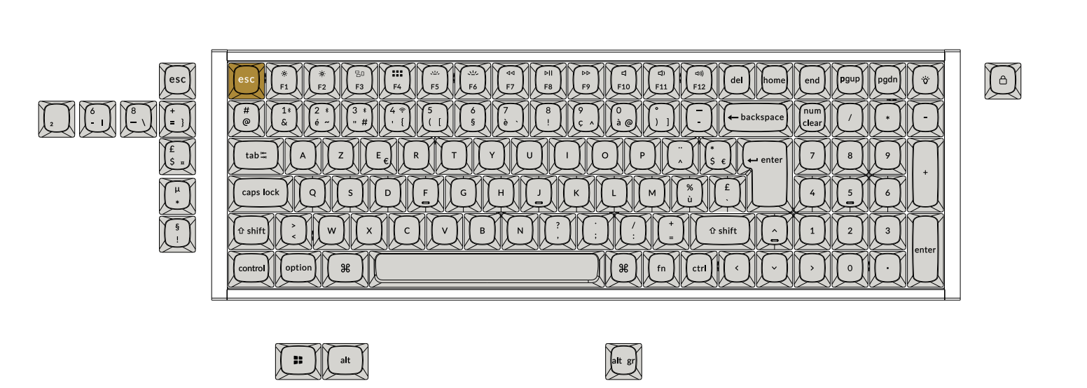 Keychron K4 HE Wireless Magnetic Switch Custom Keyboard ISO Layout Collection
