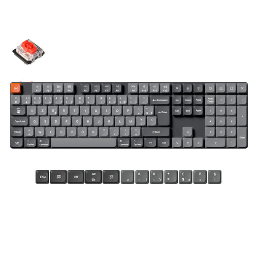 Clavier mécanique personnalisé sans fil Keychron K5 Max QMK Collection disposition ISO