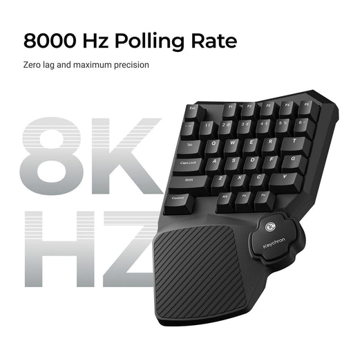 Clavier de jeu filaire Keychron C0 HE à une main avec interrupteurs magnétiques