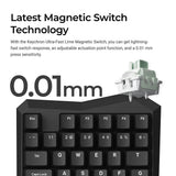 Clavier de jeu filaire Keychron C0 HE à une main avec interrupteurs magnétiques