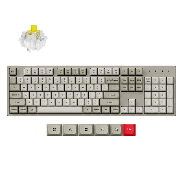 Clavier mécanique personnalisé filaire Keychron C2 Pro 8K QMK