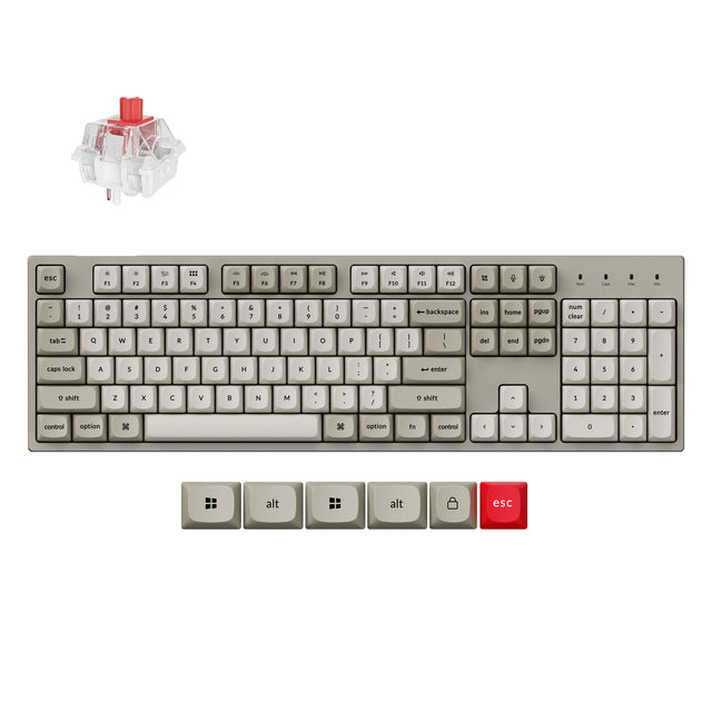 Clavier mécanique personnalisé filaire Keychron C2 Pro 8K QMK