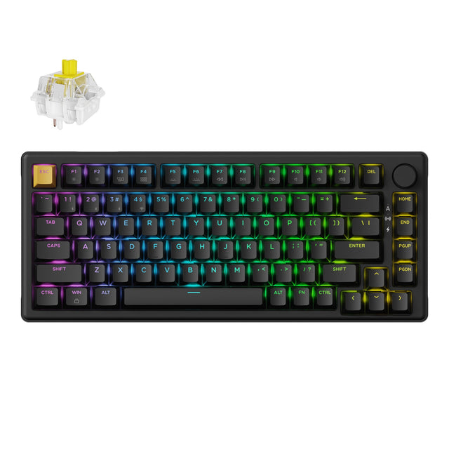 Keychron J2 QMK Wireless Mechanical Keyboard (US ANSI Layout)
