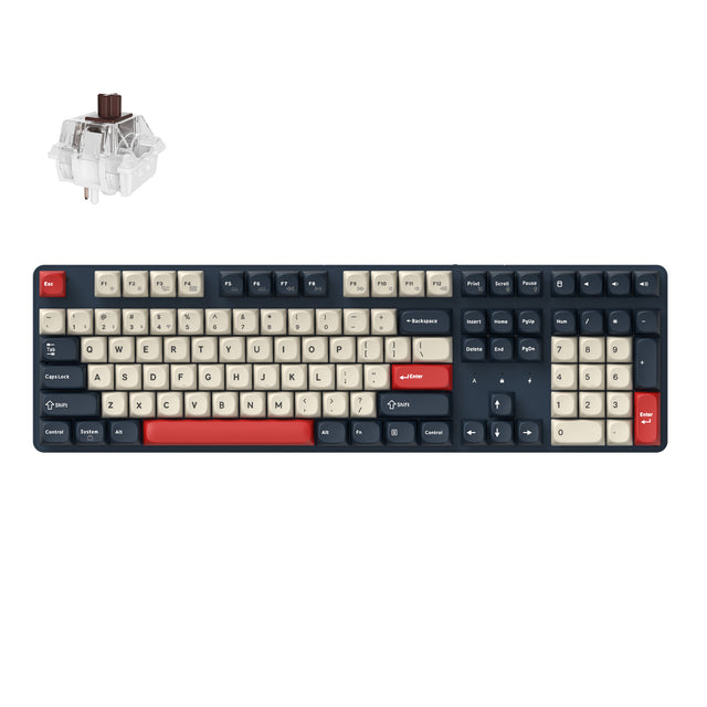 Keychron J5 QMK Wireless Mechanical Keyboard (US ANSI Layout)